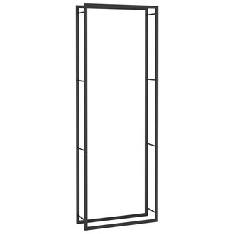 Haardhoutrek 80x28x222 cm staal matzwart 2