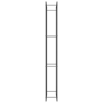 Haardhoutrek 80x28x222 cm staal matzwart 4