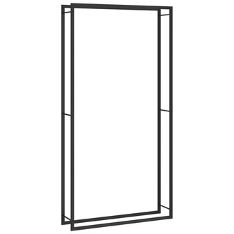 Haardhoutrek 110x28x214 cm staal matzwart 2
