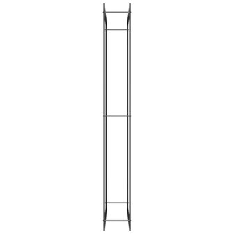 Haardhoutrek 110x28x214 cm staal matzwart 4