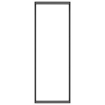 Haardhoutrek 110x28x312 cm staal matzwart 3