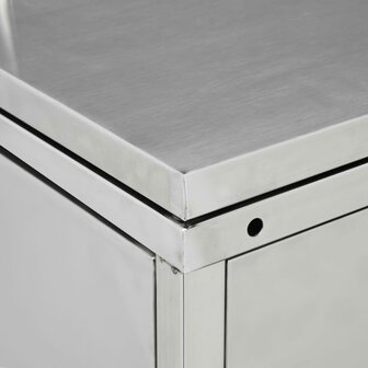 Containerberging dubbel 240 L roestvrij staal 5