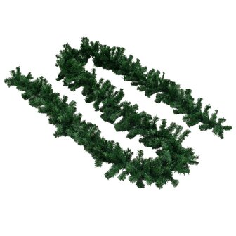 Kerstslingers 4 st 270 cm PVC groen 3