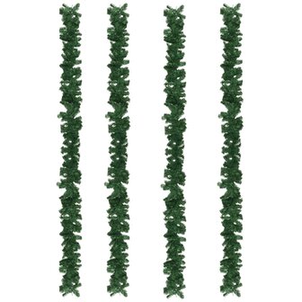 Kerstslingers 4 st 270 cm PVC groen 4