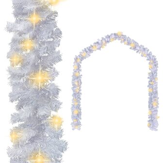 Kerstslinger met LED-lampjes 10 m wit 1