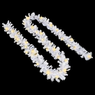 Kerstslinger met LED-lampjes 10 m wit 4