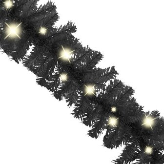 Kerstslinger met LED-lampjes 5 m zwart 3