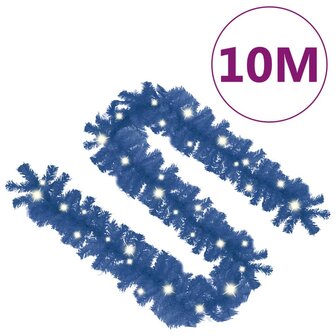 Kerstslinger met LED-lampjes 10 m blauw 7