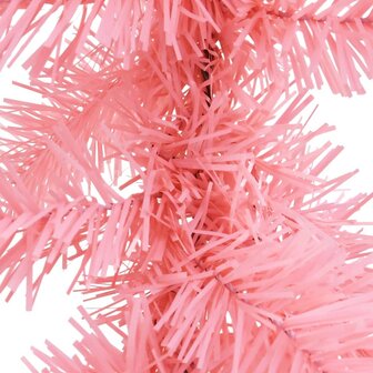Kerstslinger met LED-lampjes 5 m roze 3