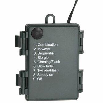 Kerstslinger met LED-lampjes 5,2 m PVC groen 7