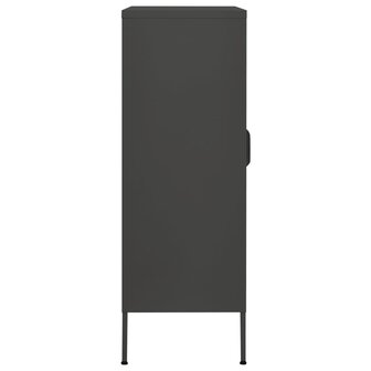 Opbergkast 80x35x101,5 cm staal antracietkleurig 5