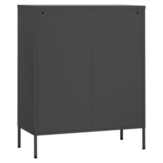 Opbergkast 80x35x101,5 cm staal antracietkleurig 6
