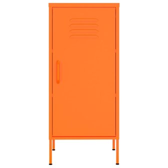 Opbergkast 42,5x35x101,5 cm staal oranje 3