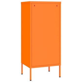 Opbergkast 42,5x35x101,5 cm staal oranje 5