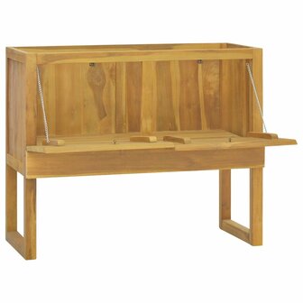 Badkamerkast 90x40x75,5 cm massief teakhout 2