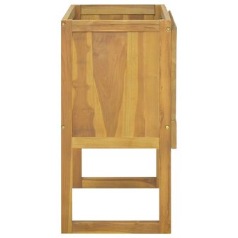 Badkamerkast 90x40x75,5 cm massief teakhout 4
