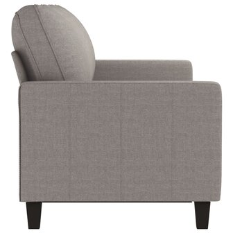 Driezitsbank 180 cm stof taupe 4