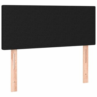 Hoofdbord 90x5x78/88 cm stof zwart 2