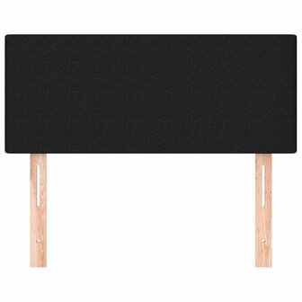 Hoofdbord 90x5x78/88 cm stof zwart 3