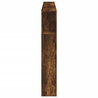 Hoofdeinde met LED 180x18,5x103,5 cm bewerkt hout gerookt eiken 7