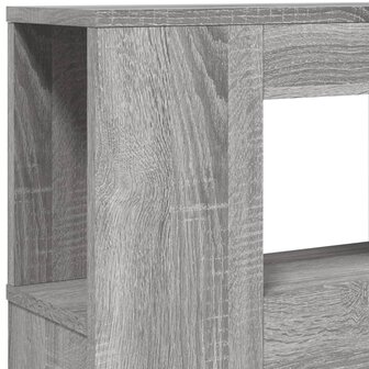 Hoofdeinde met LED 180x18,5x103,5 cm bewerkt hout grijs sonoma 9