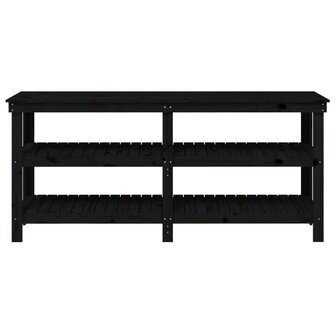 werkbank 181x50x80 cm massief grenenhout zwart 5