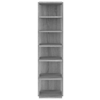 Schoenenrek 27,5x27x102 cm bewerkt hout grijs sonoma 3