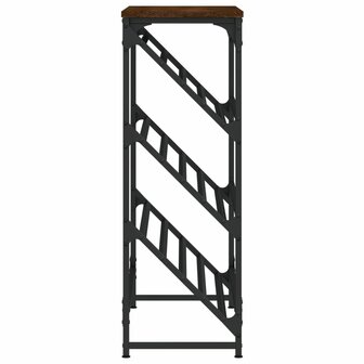 Schoenenrek 90x30x85 cm bewerkt hout bruin eikenkleur 5