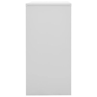 Lockerkasten 2 st 90x45x92,5 cm staal lichtgrijs en rood 4