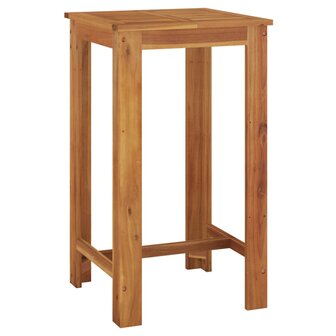 Tuinbartafel 60x60x105 cm massief acaciahout  2