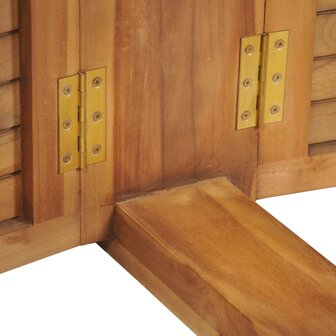 Bartafel inklapbaar 155x53x105 cm massief teakhout 11