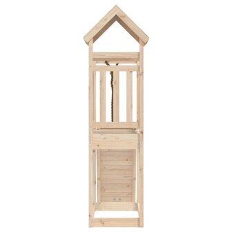Speelhuis met klimwand massief grenenhout 7