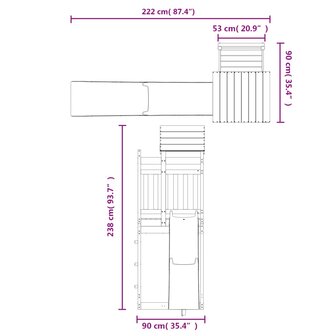 Speelhuis massief douglashout 9