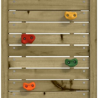 Speeltoren met klimwand 53x110x214 cm ge&iuml;mpregneerd grenenhout 6