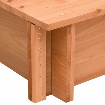 Zandbak met dak 112x112x112 cm vurenhout 6