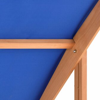 Zandbak met dak 112x112x112 cm vurenhout 7