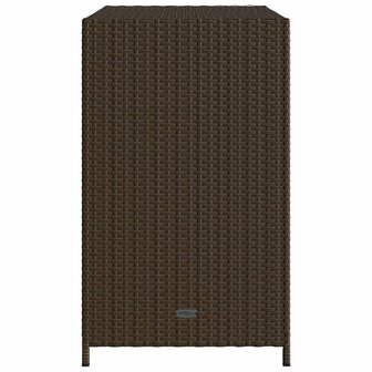 Tuinkast 83x45x76 cm poly rattan bruin 8