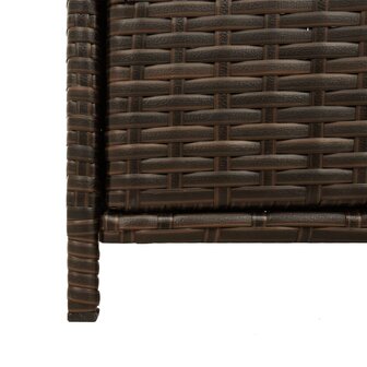 Tuinkast 83x45x76 cm poly rattan bruin 10