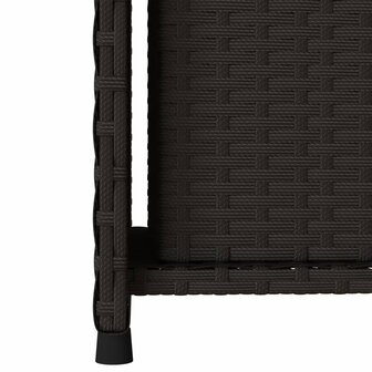 Tuinkast 50x55x115 cm poly rattan zwart 10