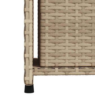 Tuinkast 50x55x115 cm poly rattan beige 10