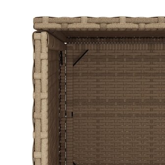 Tuinkast 50x55x115 cm poly rattan beige 11