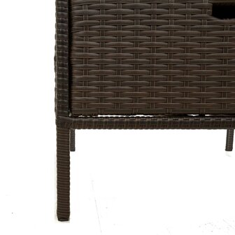 Tuinkast 55x59x80 cm poly rattan bruin 10