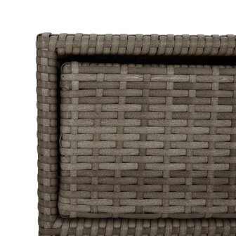 Tuinkast 55x59x80 cm poly rattan grijs 11