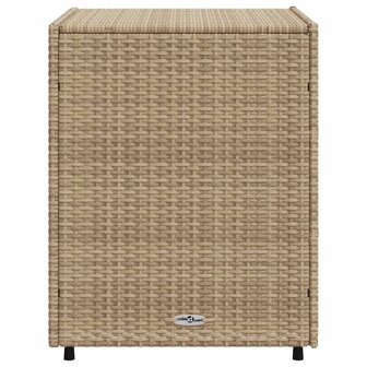 Tuinkast 55x59x69 cm poly rattan beige 8