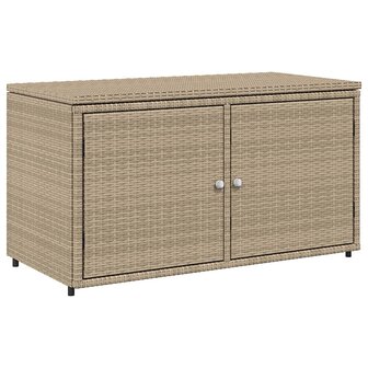 Tuinkast 110x55x60,5 cm poly rattan beige 2