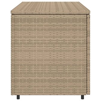 Tuinkast 110x55x60,5 cm poly rattan beige 8