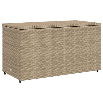 Tuinkast 110x55x60,5 cm poly rattan beige 9
