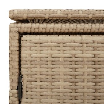 Tuinkast 110x55x60,5 cm poly rattan beige 11
