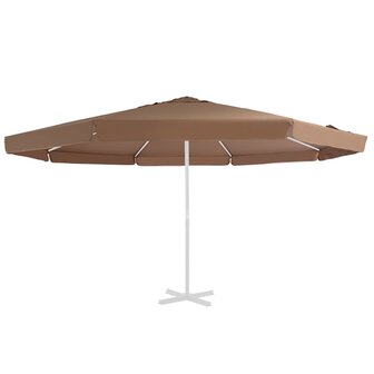 Vervangingsdoek voor parasol 500 cm zandkleurig 1