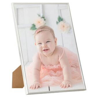 Fotolijsten 5 st voor wand of tafel 70x90 cm MDF zilverkleurig 2